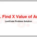 3524-Find-X-Value-of-Array-I-LeetCode-Problem-Solution